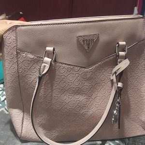 Guess pink shoulder bag